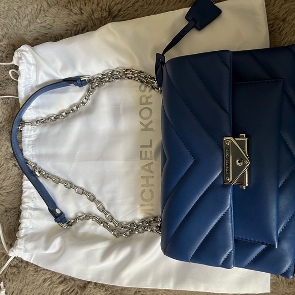 Michael kors royal blue leather bag - Picture 3 of 4